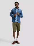 Lee Short Regular Chino — Olive Moss SS26