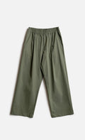 Wooden Pantalon Big Osaka — Verde / Nero