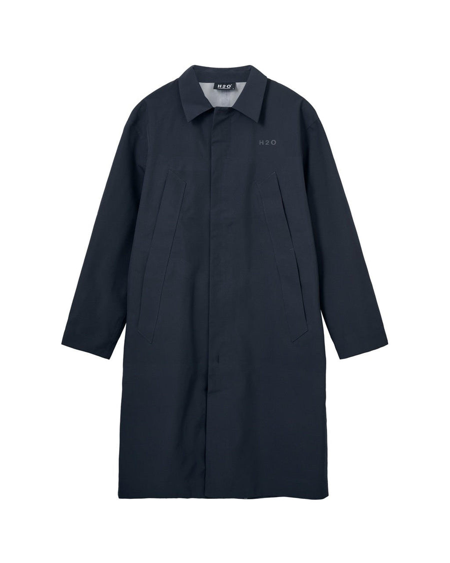 H2O Bornholm Rain Coat — Navy / Warm Grey