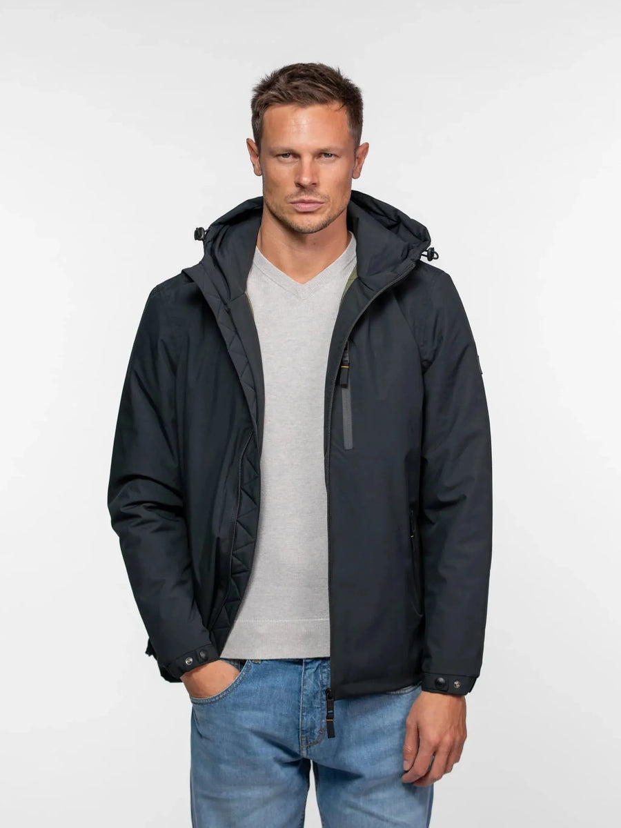 Daytona73 Lurayini Jacket — Black / Navy-DAYTONA73-Industrie