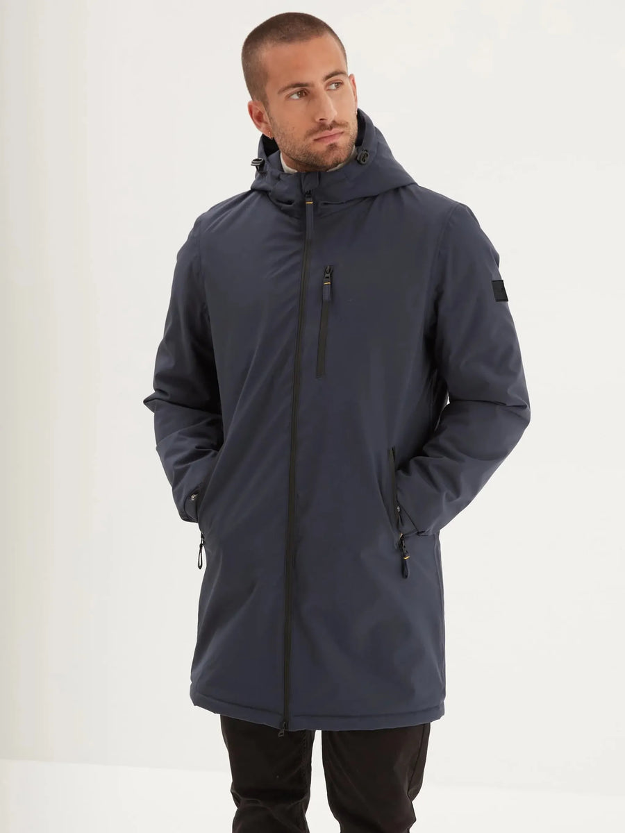Daytona73 Regen Sherpa Jacket — Khaki Green / Navy-DAYTONA73-Industrie