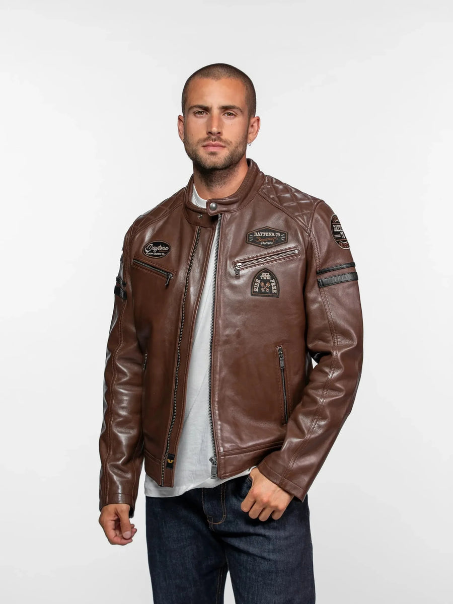 Daytona73 Veste Nieto — Bison / Short Blue / Syrah