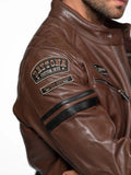 Daytona73 Nieto Jacket — Bison / Short Blue / Syrah-DAYTONA73-Industrie