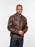 Daytona73 Nieto Jacket — Bison / Short Blue / Syrah-DAYTONA73-Industrie