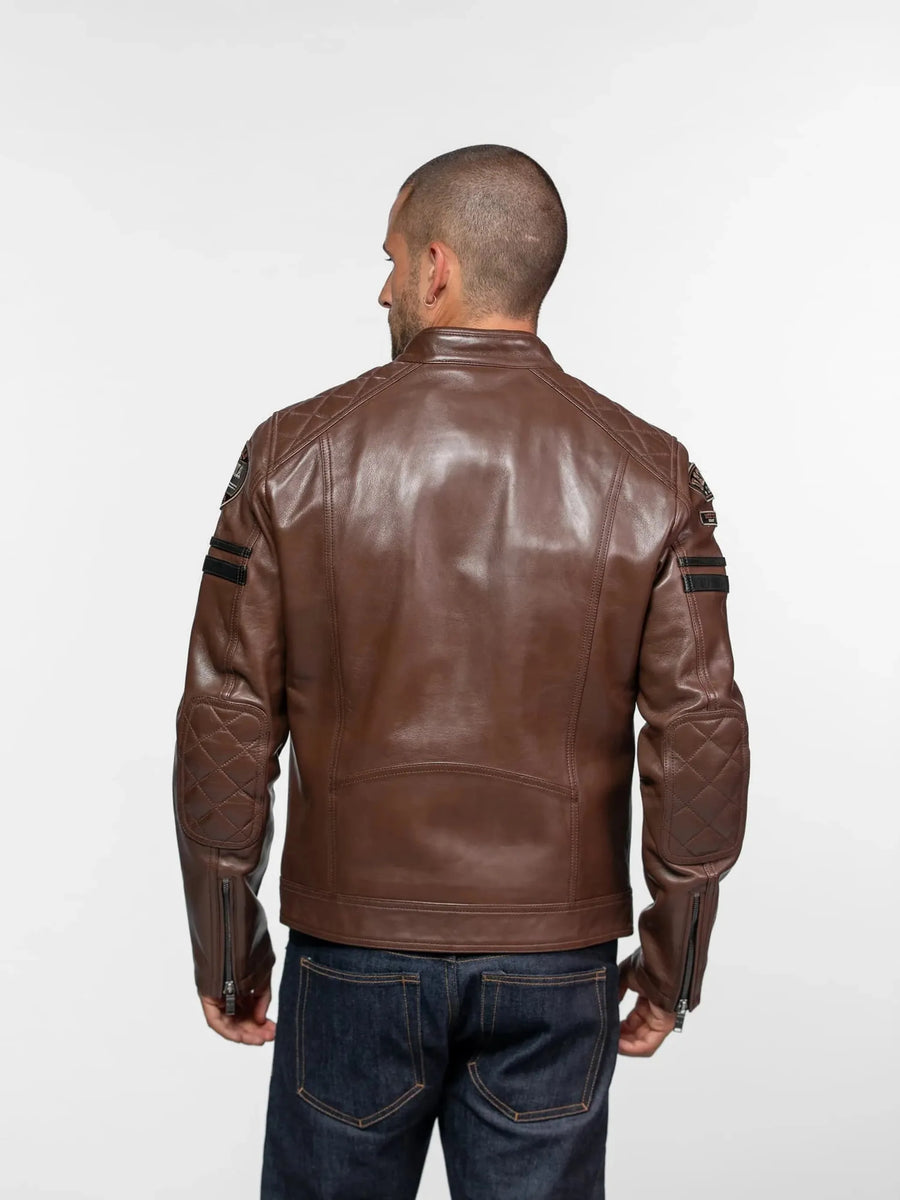 Daytona73 Nieto Jacket — Bison / Short Blue / Syrah-DAYTONA73-Industrie