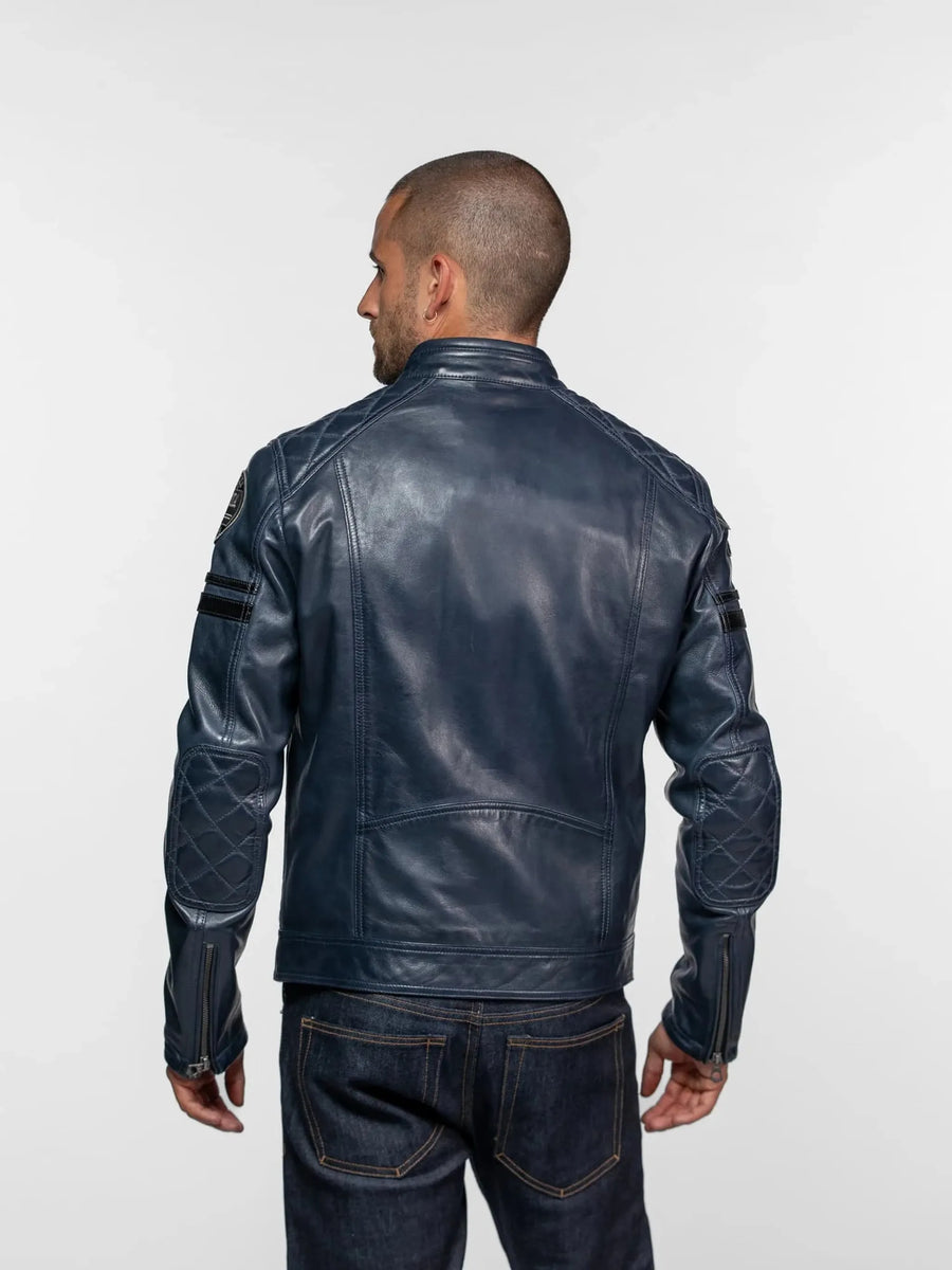 Daytona73 Nieto Jacket — Bison / Short Blue / Syrah-DAYTONA73-Industrie