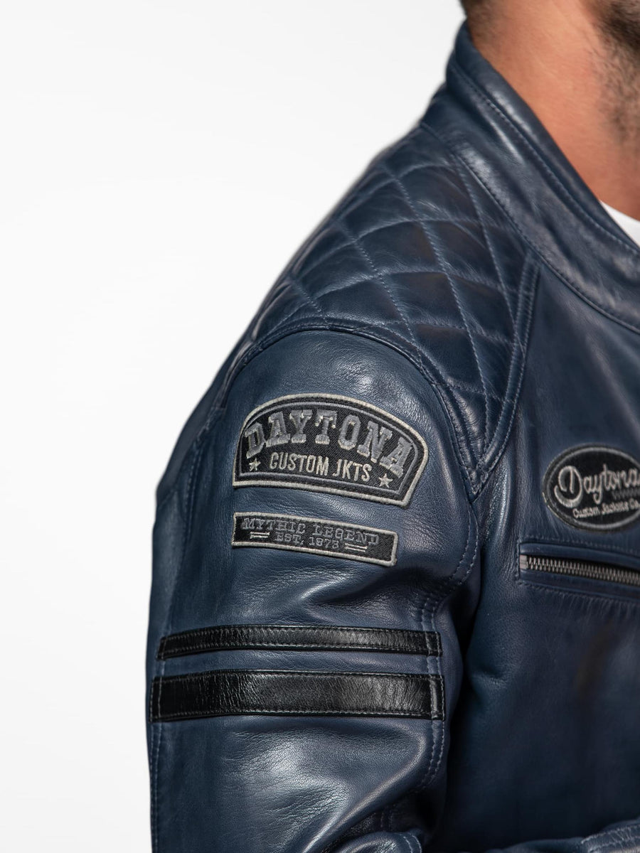Daytona73 Nieto Jacket — Bison / Short Blue / Syrah-DAYTONA73-Industrie