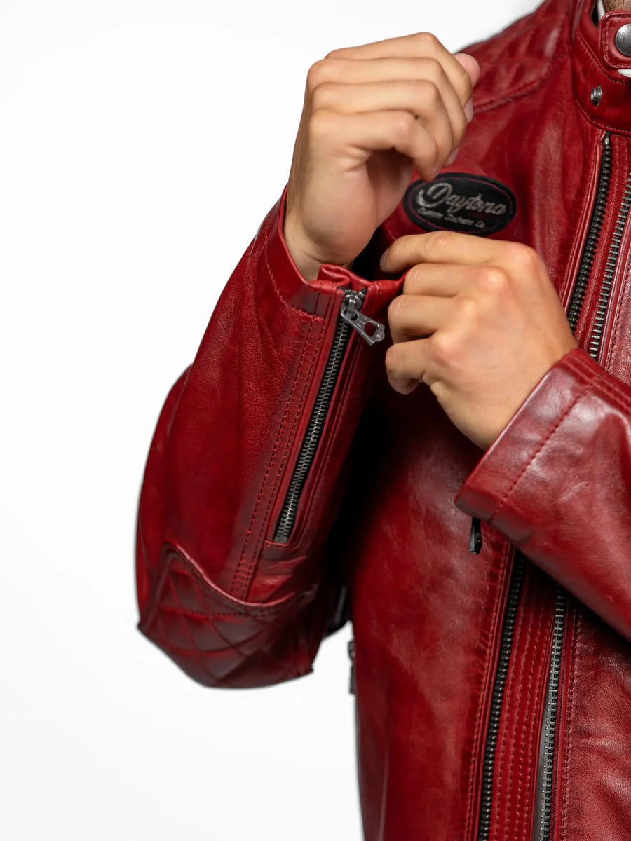 Daytona73 Nieto Jacket — Bison / Short Blue / Syrah-DAYTONA73-Industrie
