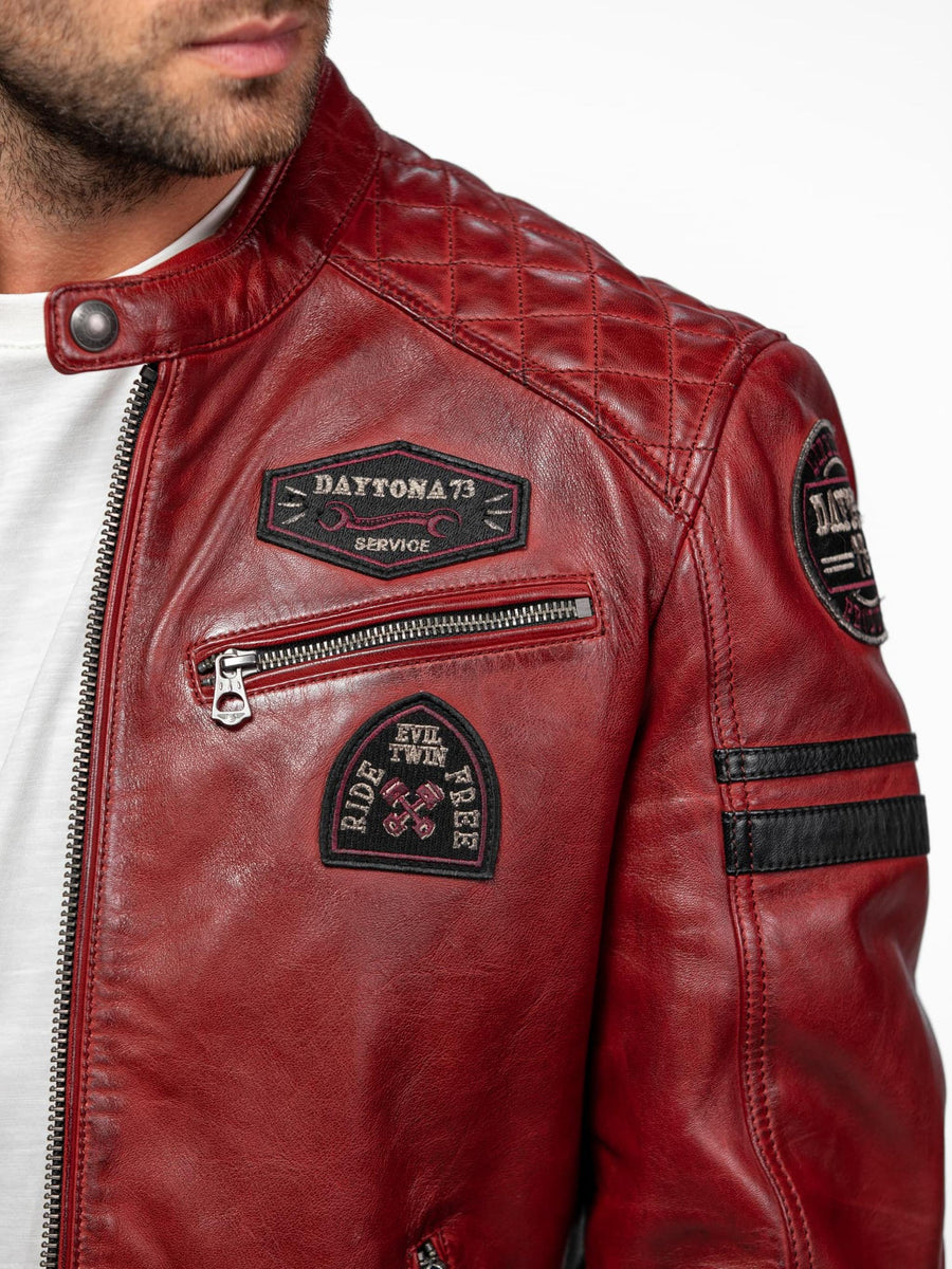 Daytona73 Nieto Jacket — Bison / Short Blue / Syrah-DAYTONA73-Industrie