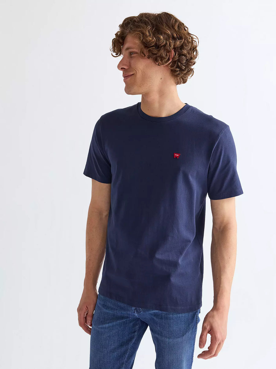 Wrangler T-shirt Sign Off Tee — Navy