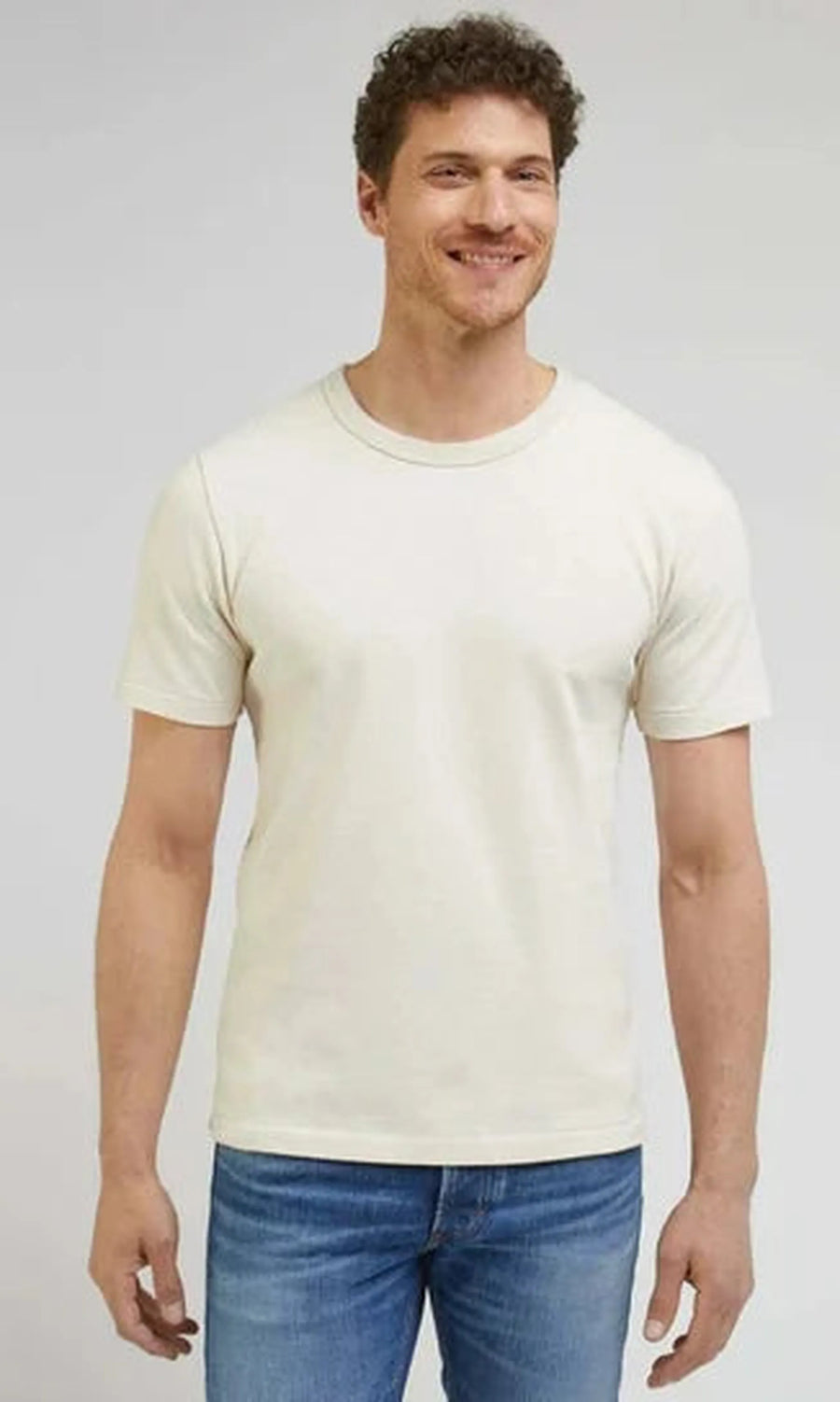 Lee T-shirt 101 Core Tee — Ecru