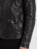 Daytona73 Pirate Fur Lamb Ermis Jacket — Black-DAYTONA73-Industrie