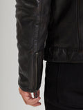 Daytona73 Pirate Fur Lamb Ermis Jacket — Black-DAYTONA73-Industrie