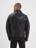 Daytona73 Mick Sheep Tiger Jacket — Black / Bison / Cognac-DAYTONA73-Industrie