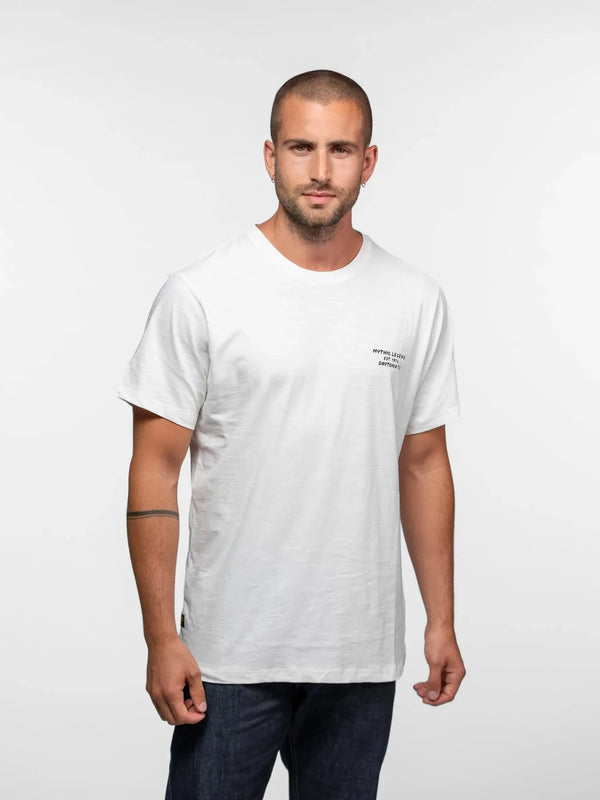 Daytona73 T-shirt Sandell — Off White