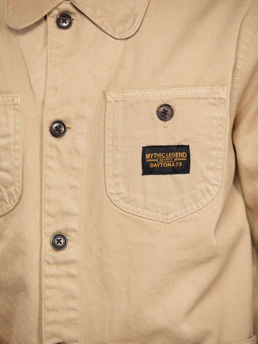 Daytona73 Willsbay Bull Denim Jacket — Bleu de Chine / Mojave Desert-DAYTONA73-Industrie