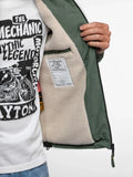 Daytona73 Regson Jacket — Khaki Green / Navy-DAYTONA73-Industrie
