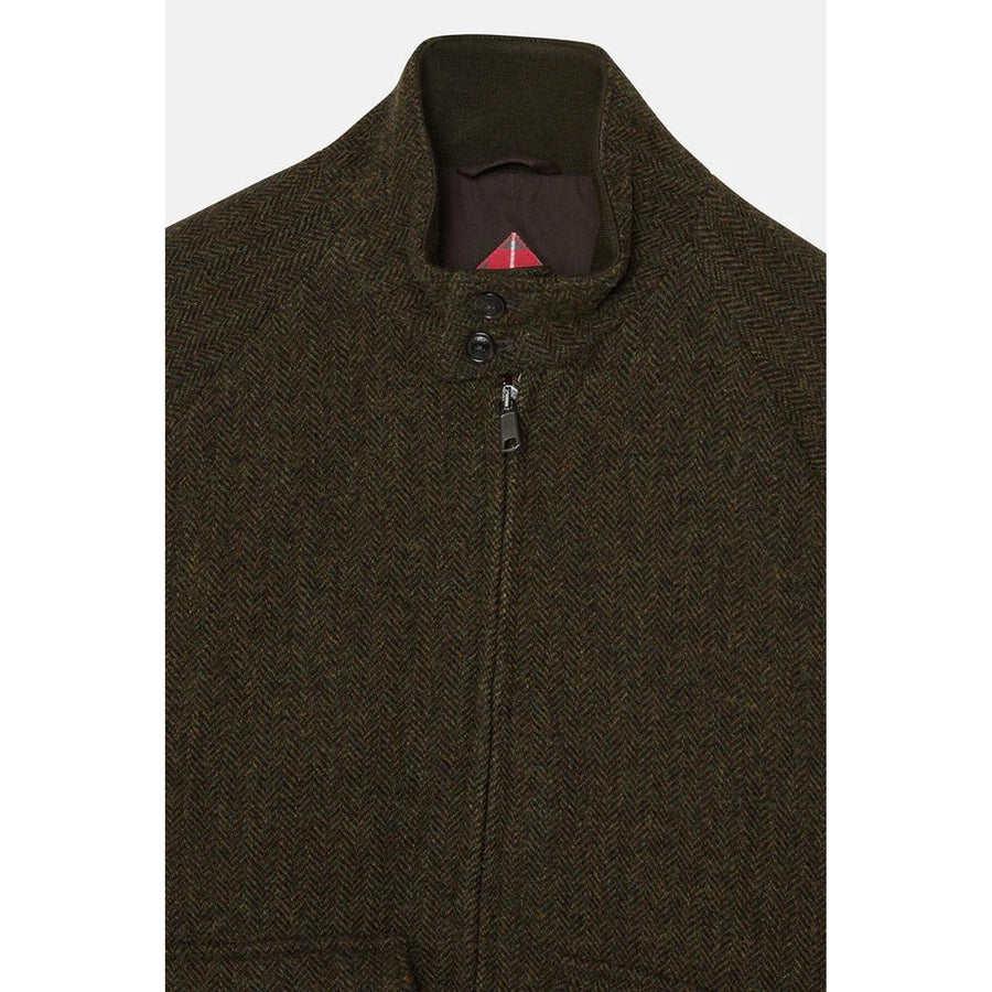 Baracuta G9 Pocket Wool Herringbone — Herringbone Bark Homme-BARACUTA-Industrie