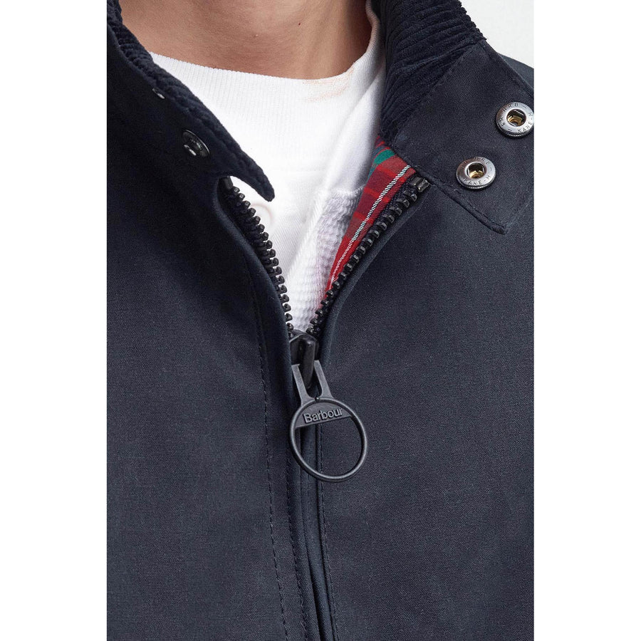 Barbour x Baracuta Porton Wax Jacket — Navy / Olive Homme-BARACUTA-Industrie