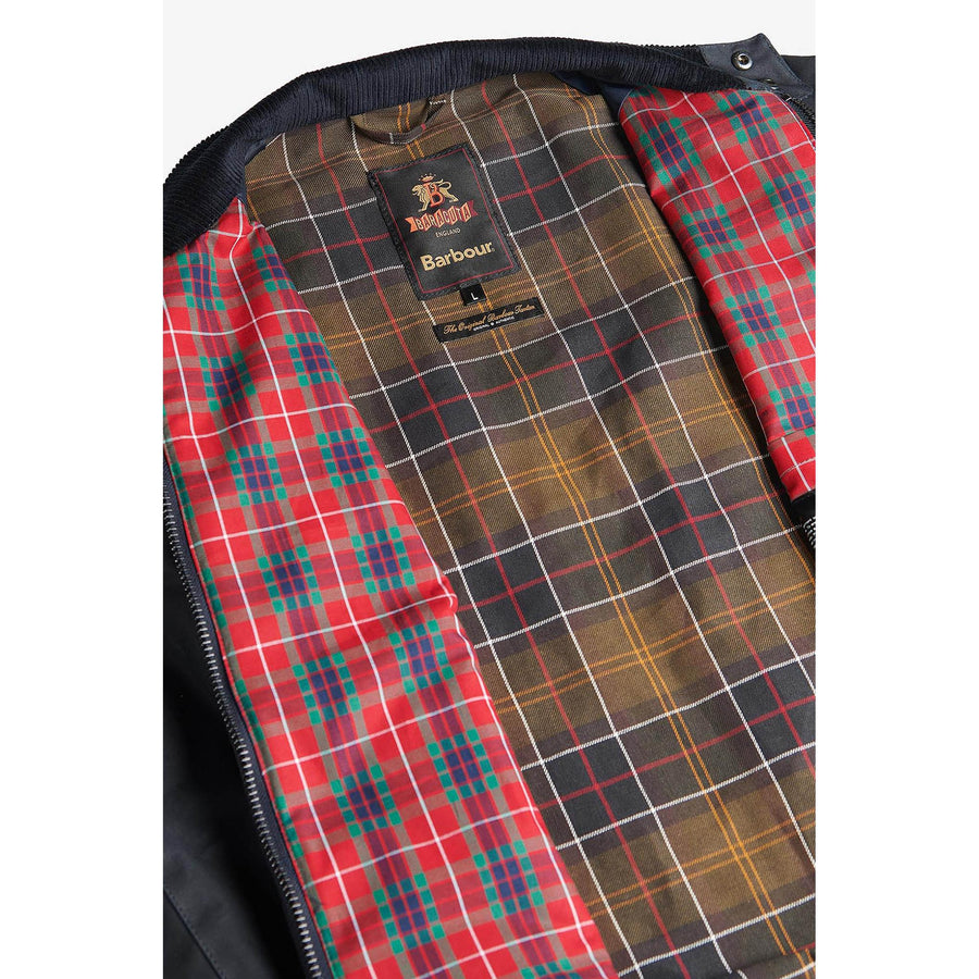Barbour x Baracuta Porton Wax Jacket — Navy / Olive Homme-BARACUTA-Industrie