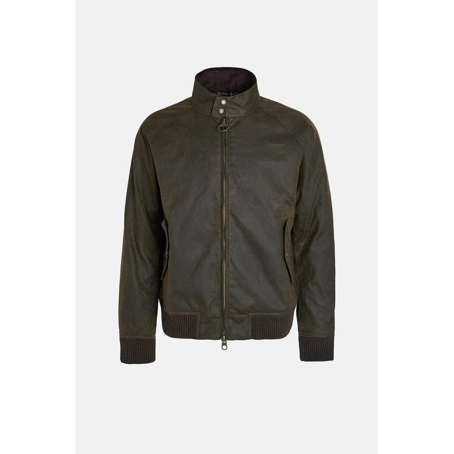 Barbour x Baracuta Porton Wax Jacket — Navy / Olive
