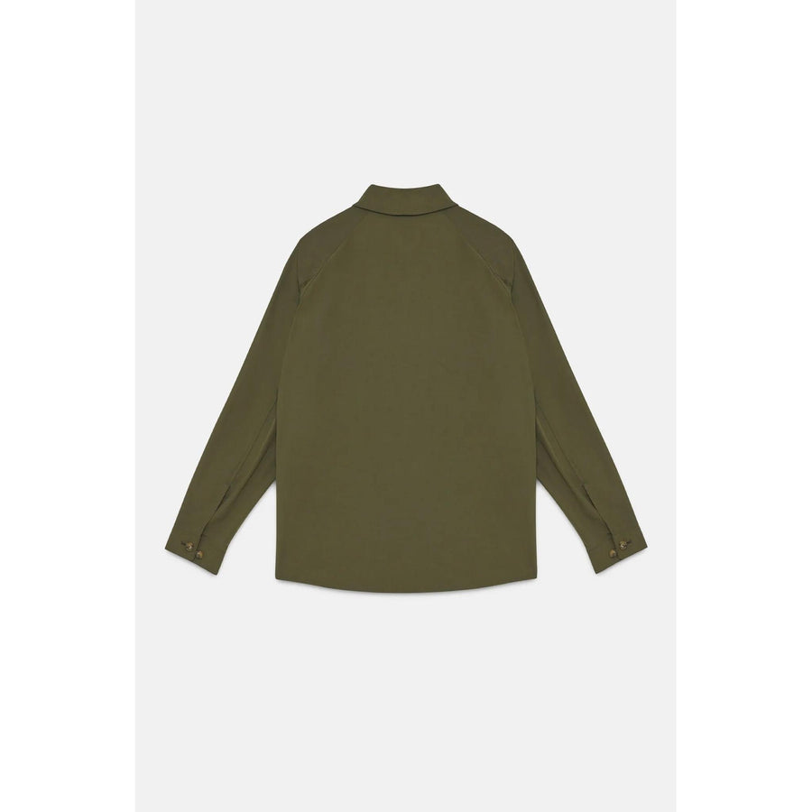 Baracuta Cloth Shirt Jacket — Beech / Navy Homme-BARACUTA-Industrie