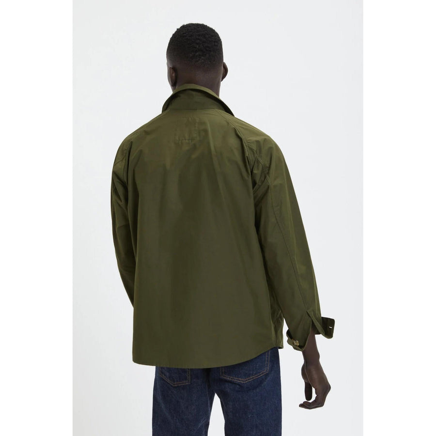 Baracuta Cloth Shirt Jacket — Beech / Navy Homme-BARACUTA-Industrie