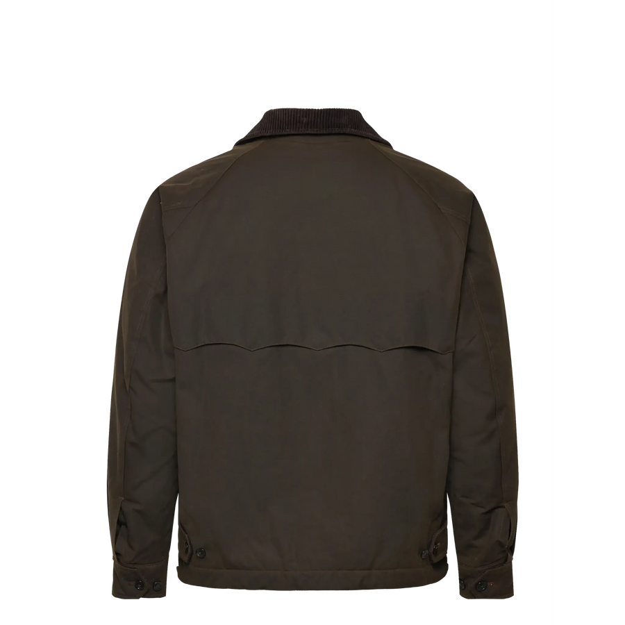 Baracuta Waxed Deck Jacket — Deep Moss Homme-BARACUTA-Industrie