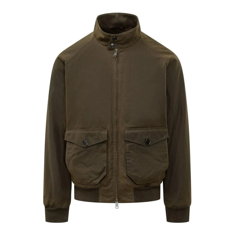 Baracuta Waxed G9 AF Pocket — Deep Moss