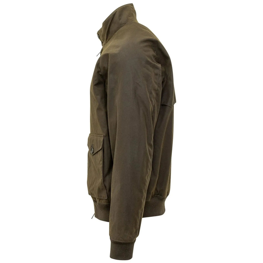 Baracuta Waxed G9 AF Pocket — Deep Moss Homme-BARACUTA-Industrie