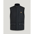 Belstaff Icon Gilet — Black / Faded Olive