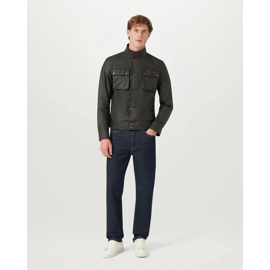 Belstaff Racemaster Jacket — Faded Olive Homme-BELSTAFF-Industrie