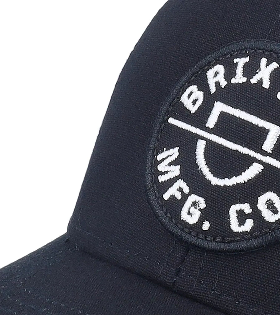 CREST X MP MESH CAP SPRUCE WHITE BRIXTON BLACK 6
