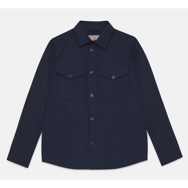 Baracuta Cloth Shirt Jacket — Beech / Navy