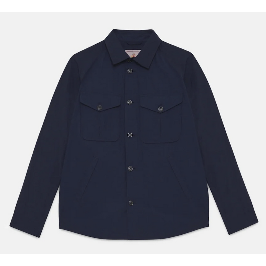 Baracuta Cloth Shirt Jacket — Beech / Navy