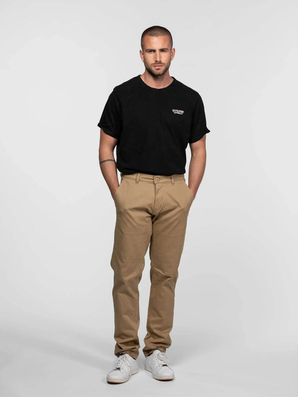 Daytona73 Pantalon Briny Samba Twill — Beige / Khaki / Army