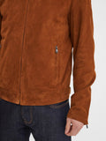 Daytona73 Delf Goat Suede Jacket — Cognac / Curds / Kelp / Tobacco-DAYTONA73-Industrie