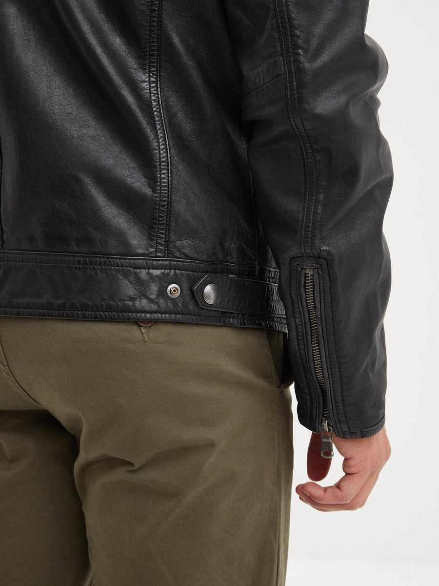 Daytona73 Dustin Sheep Tiger Jacket — Bison / Black-DAYTONA73-Industrie