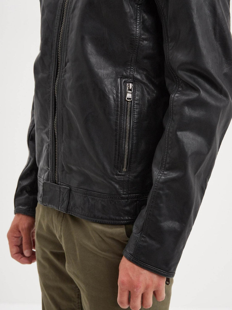 Daytona73 Dustin Sheep Tiger Jacket — Bison / Black-DAYTONA73-Industrie