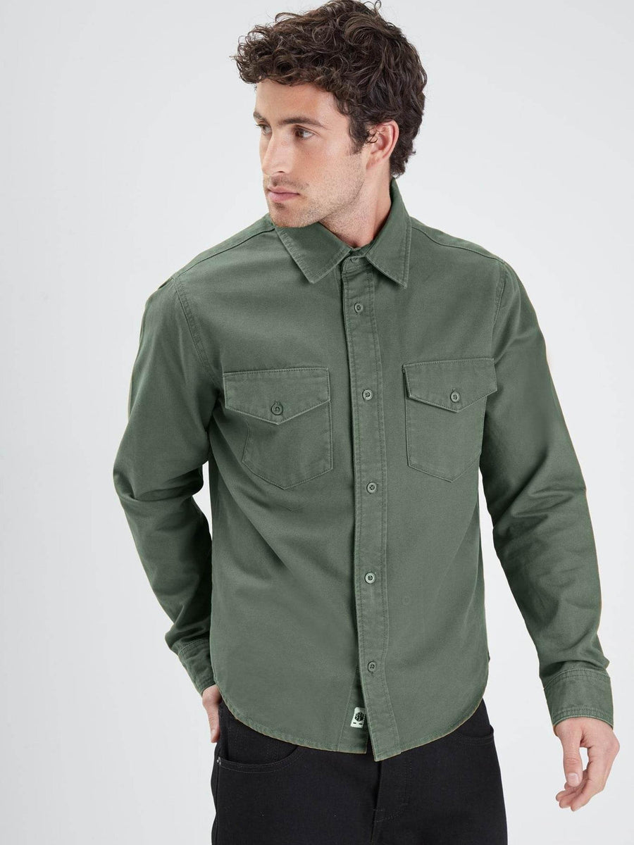 Daytona73 Firestone Canvas Cotton Jacket — Black / Camel / Khaki Green-DAYTONA73-Industrie