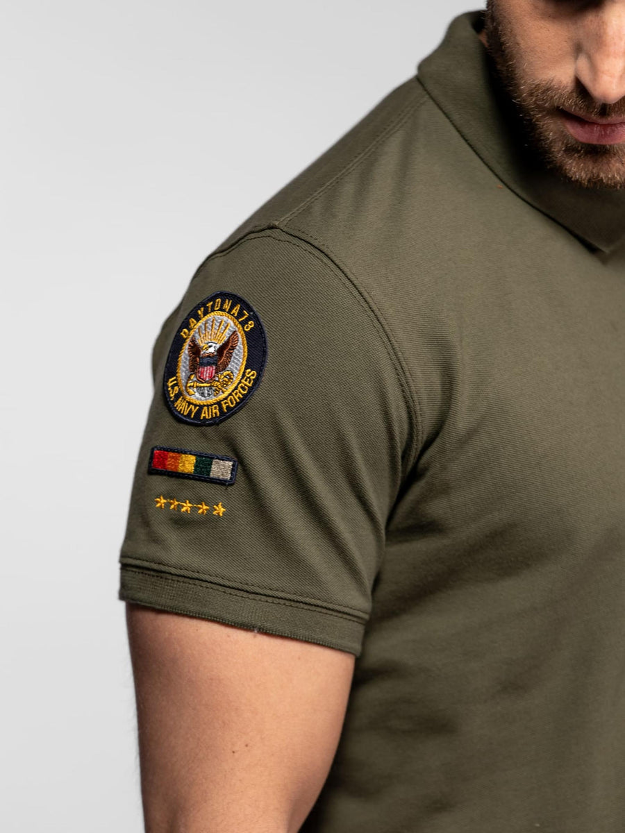 Daytona73 Fonck T-Shirt — Rust / Army Green / Navy-DAYTONA73-Industrie