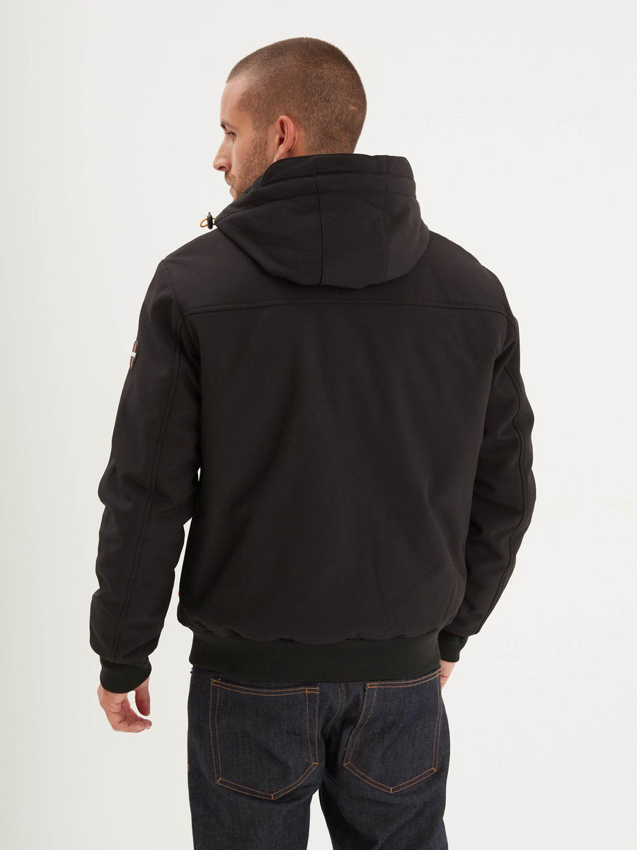 Daytona73 Galway Soft Shell Jacket — Black-DAYTONA73-Industrie