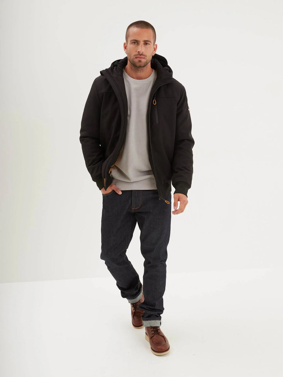 Daytona73 Galway Soft Shell Jacket — Black-DAYTONA73-Industrie