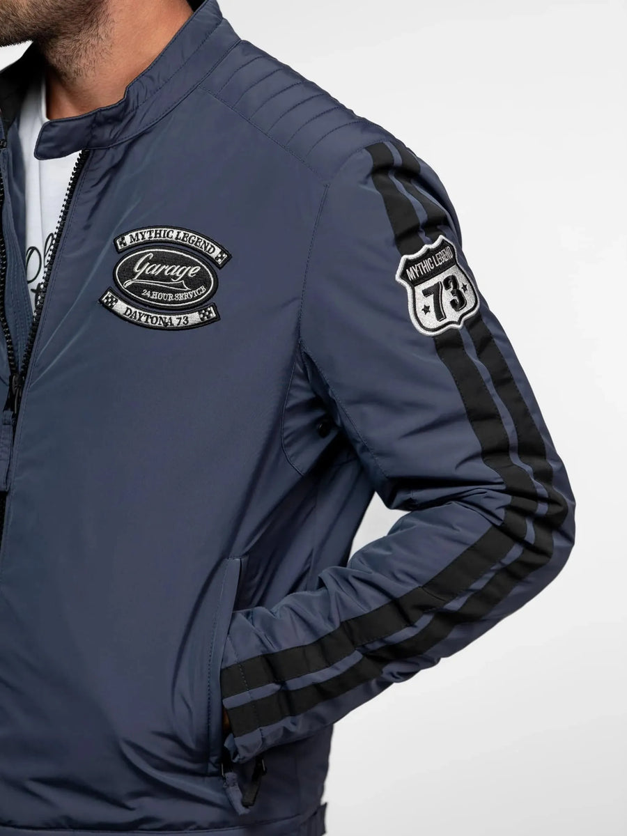 Daytona73 Hamilton Jacket — Khaki Green / Navy-DAYTONA73-Industrie