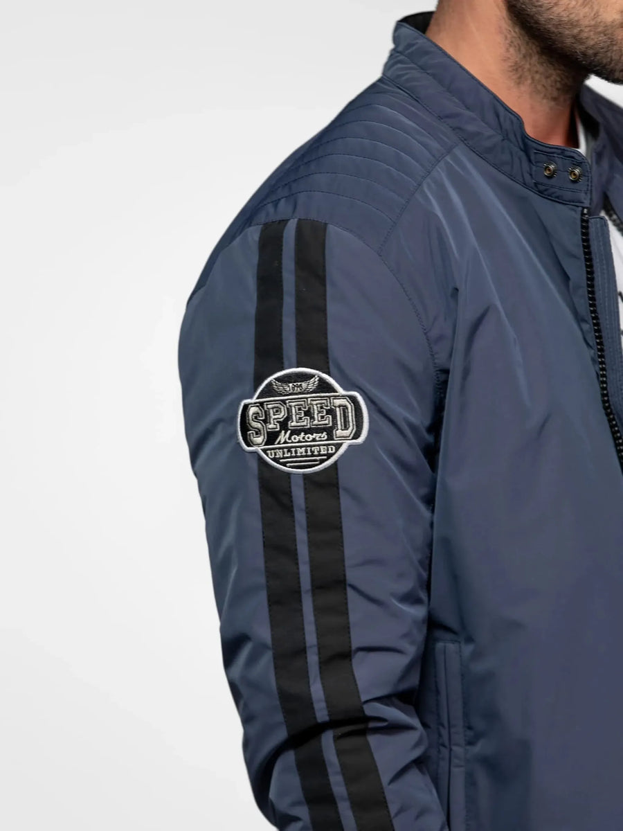 Daytona73 Hamilton Jacket — Khaki Green / Navy-DAYTONA73-Industrie