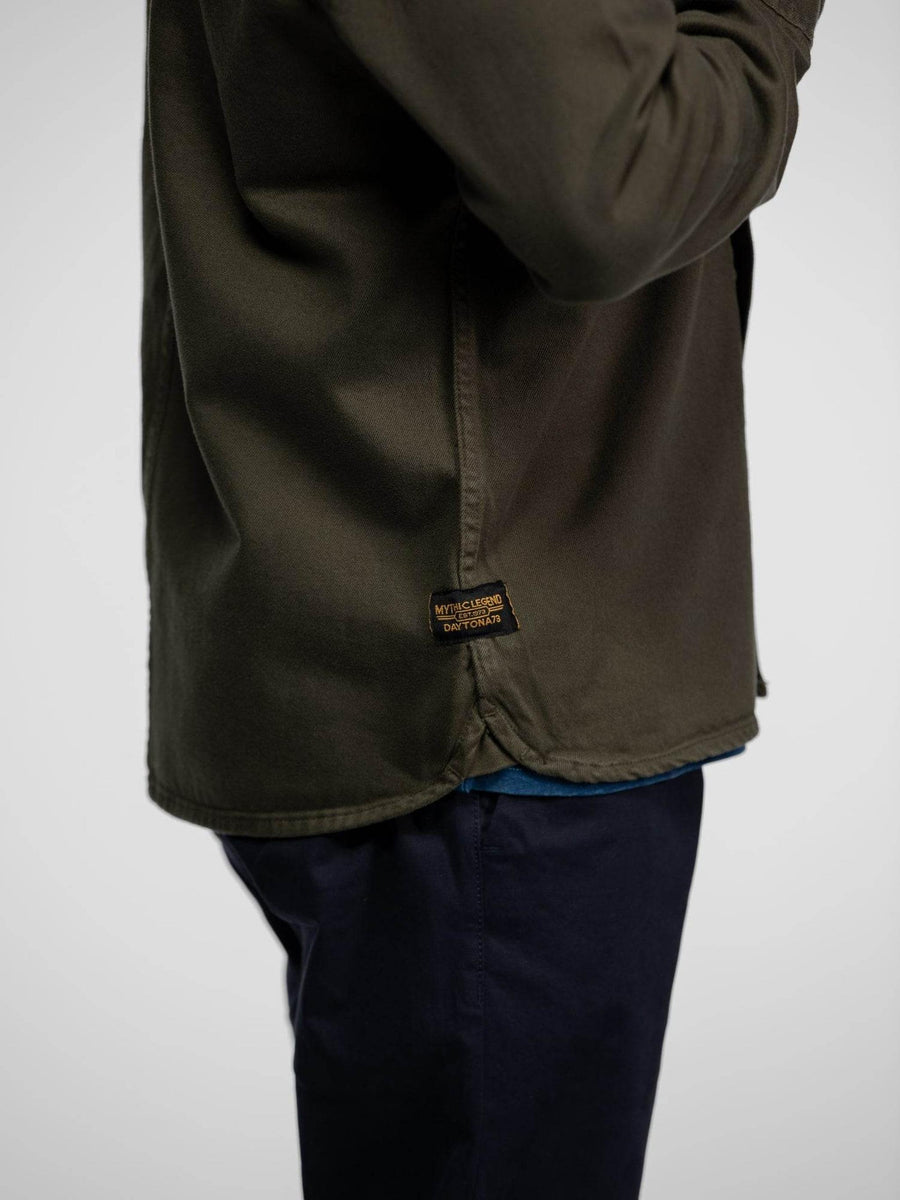 Daytona73 Jeffbull Bull Denim Jacket — Light Khaki-DAYTONA73-Industrie