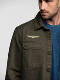 Daytona73 Jeffbull Bull Denim Jacket — Light Khaki-DAYTONA73-Industrie