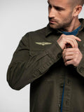 Daytona73 Jeffbull Bull Denim Jacket — Light Khaki-DAYTONA73-Industrie