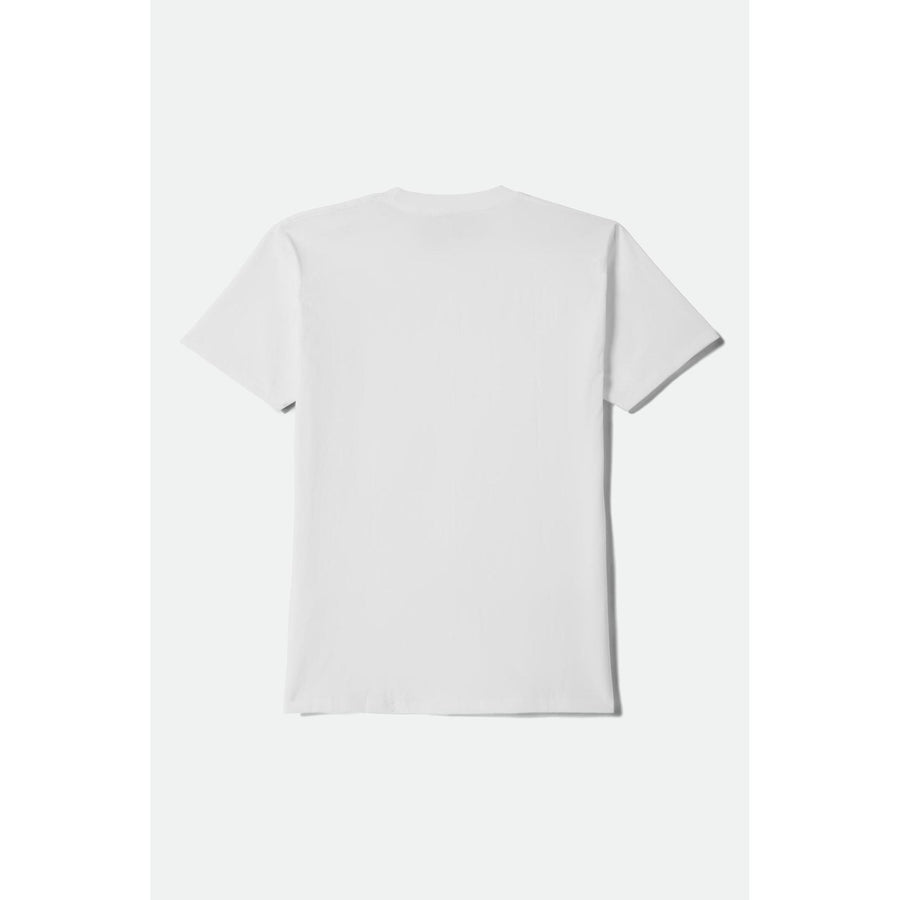 Brixton Duston T-Shirt Manches Courtes — White Homme-BRIXTON-Industrie