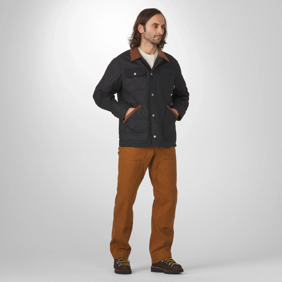 Danner Shipyard Waxed Jacket — Black / Bison Homme-DANNER-Industrie
